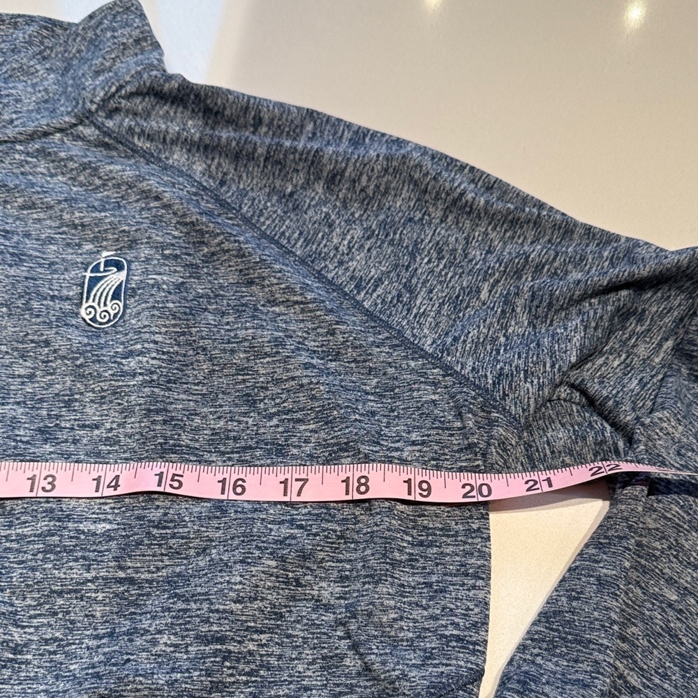 Adidas Performance Tech Quarter Zip Woman’s Pullover Jacket, Navy, Size L/XL - Picture 10 of 12